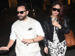 Saif Ali Khan and Kareena Kapoor get clicked at the airport together