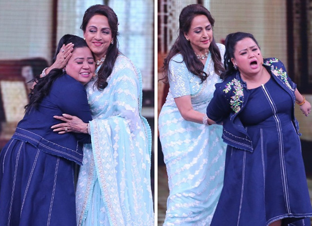 Seeta Aur Geeta turns 50: Hema Malini and Bharti Singh recreate THIS scene on the sets of Sa Re Ga Ma Pa Li’l Champs 