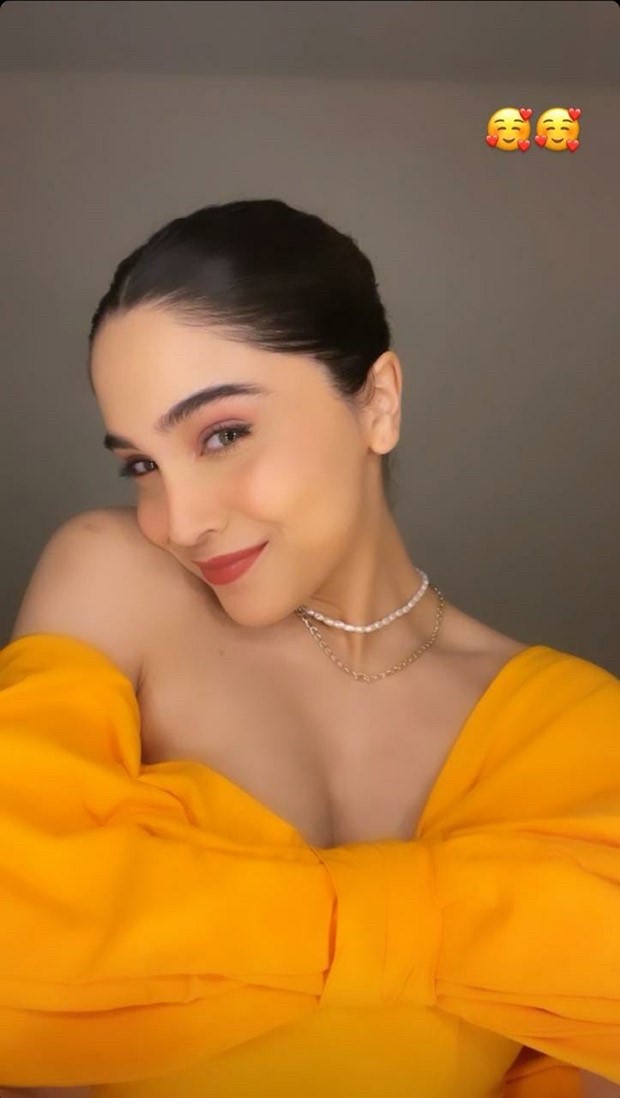 Sharvari Wagh’s Zara's yellow asymmetrical dress with bow, which costs Rs. 3,990 is a weekend must have