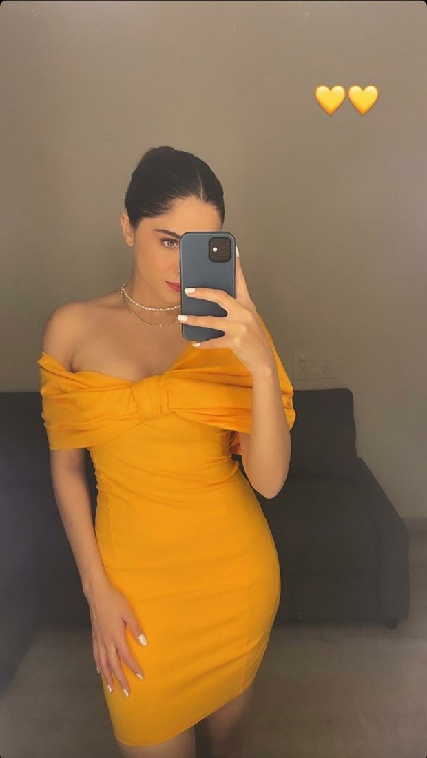 Sharvari Wagh’s Zara's yellow asymmetrical dress with bow, which costs Rs. 3,990 is a weekend must have