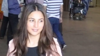 Shehnaaz Gill gets clicked by paps at the airport