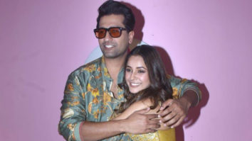Shehnaaz Gill hugs Vicky Kaushal, looks super glam in a traditional yellow outfit