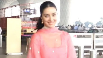 Shraddha Kapoor looks super cute in pink salwar at the airport