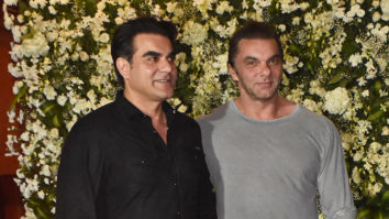 Sohail Khan and Arbaaz Khan pose together for paps