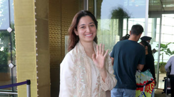 Tamannaah Bhatia looks absolutely pretty in natural makeup look and salwar