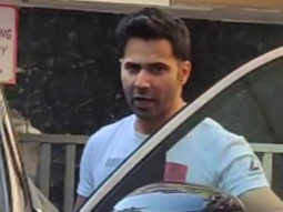 Varun Dhawan gets clicked post workout session in Bandra