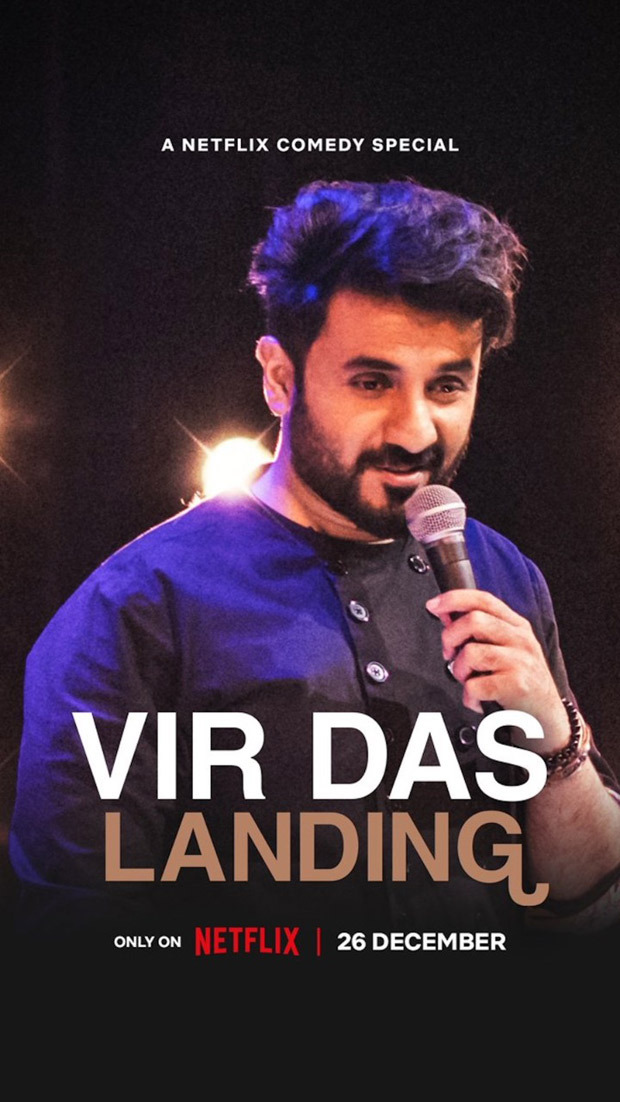 Vir Das’ new standup special 'Landing' to premiere on Netflix on December 26, 2022
