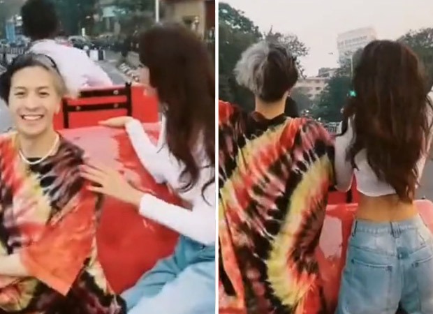 After Lollapalooza India 2023, popstar Jackson Wang rides Victoria carriage while exploring the streets of Mumbai with Disha Patani, watch videos