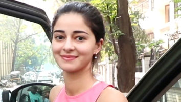 Ananya Panday looks cute in pink gym outfit post workout session