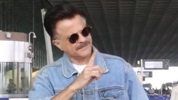Anil Kapoor rocks the denim look at the airport