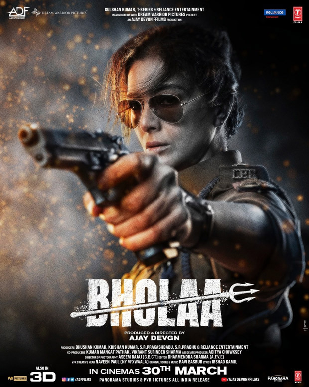 Bholaa First Look: Ajay Devgn introduces Tabu as fierce cop: ‘Ek khaaki. Sau shaitaan’ 