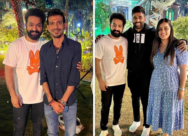RRR star Jr. NTR meets cricketers Yuzvendra Chahal and Surya Kumar, the two can’t stop gushing over their fan moment; see pictures
