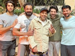 Dharmendra celebrates Lohri with son Bobby Deol as well as grandsons Aryaman, Karan, and Rajveer Deol; Sunny Deol reacts