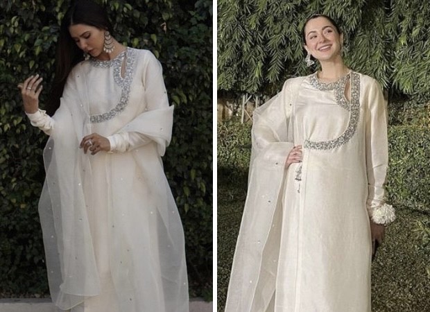 Fashion face: Sonam Bajwa or Hania Aamir, who styled Hussain Rehar's white suit better?