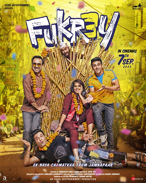 Confirmed! Pulkit Samrat-Richa Chadha starrer Fukrey 3 to release in 2023 on THIS date 