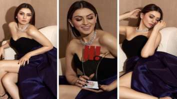 Hansika Motwani’s fluttery purple gown with thigh-high slit is the only red-carpet spectacle we need in our life