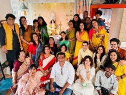 Fatima Sana Shaikh shares photos with Anurag Basu, Pritam from Saraswati puja ahead of Metro In Dino shoot, see pics