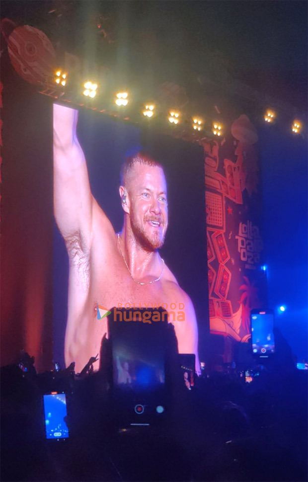 Imagine Dragons’ Dan Reynolds goes shirtless as he says ‘I love you Mumbai’ during their enthralling first ever concert at Lollapalooza India 