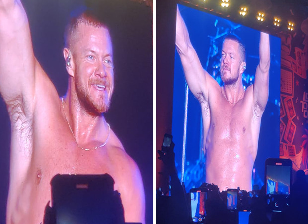 Imagine Dragons’ Dan Reynolds goes shirtless as he says ‘I love you