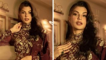 Jacqueline Fernandez in Mahima Mahajan’s statement grapevine saree worth Rs.68K is truly a showstopper