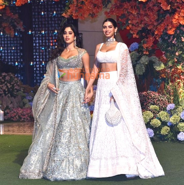Janhvi Kapoor and Khushi Kapoor add much-needed bling to Anant Ambani & Radhika Merchant's engagement party with extravagant, shimmering lehengas