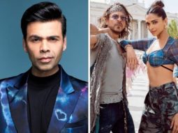 Karan Johar celebrates Shah Rukh Khan starrer Pathaan record-breaking opening; says, “Love forever trumps hate”