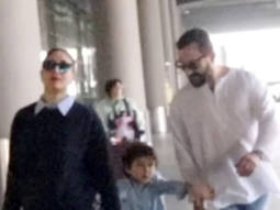 Kareena Kapoor Khan and Saif Ali Khan get clicked at the airport with kids