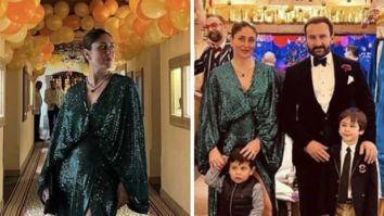 Kareena Kapoor Khan welcomes 2023 in flair wearing a green sequined dress with a thigh-high slit that cost Rs. 2.35 Lakh