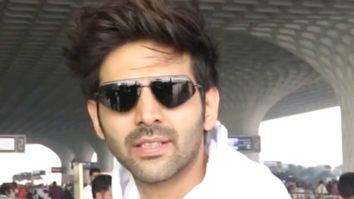 Kartik Aaryan rocks the Shehzada merch at the airport
