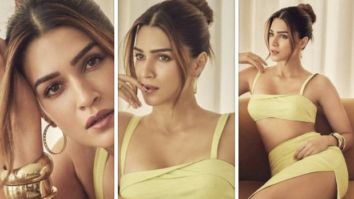 Kriti Sanon serves a fresh look in lime co-ord set worth Rs.57K for Shehzada promotions