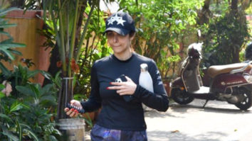 Malaika Arora meets a fan post her daily gym sessions