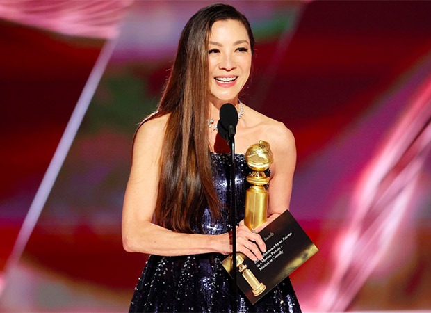 Michelle Yeoh wins her first Golden Globe; tells the show producers to ‘shut up’ for trying to cut her speech short - “I can beat you up okay”