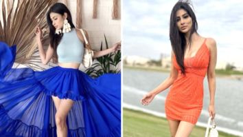 Mouni Roy welcomes in the New Year in Dubai with her husband Suraj dressed in an orange minidress Mouni Roy welcomes in the New Year in Dubai with her husband Suraj dressed in an orange minidress