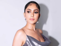 Mrunal Thakur is elegance personified in this grey dress