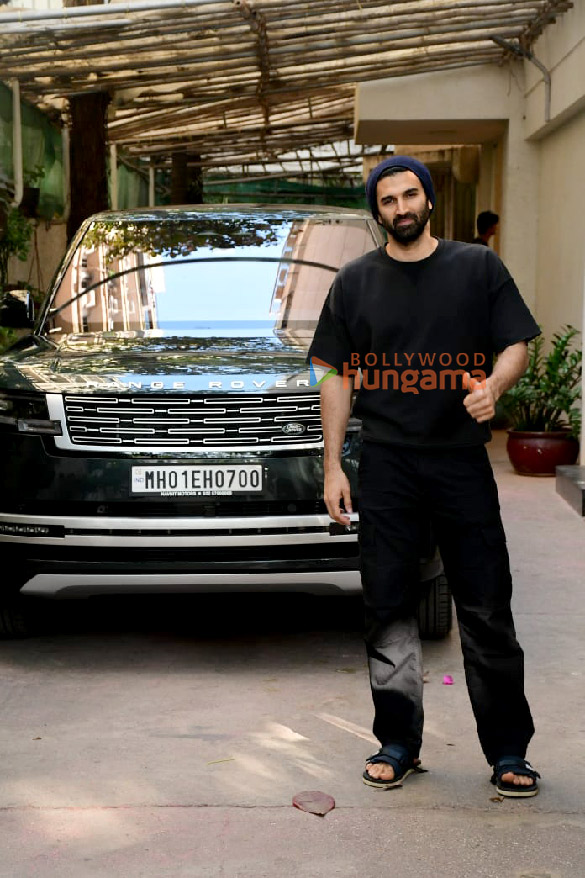 Photos: Aditya Roy Kapur spotted with his new car in Juhu