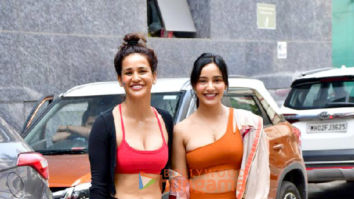 Photos: Aisha Sharma and Neha Sharma spotted outside a gym in Bandra