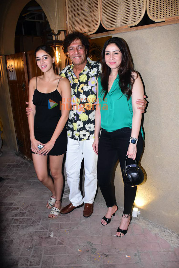 Photos: Ananya Panday snapped with her family in Bandra