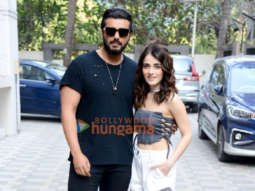 Photos: Arjun Kapoor and Radhika Madan snapped promoting their film Kuttey at T-Series office