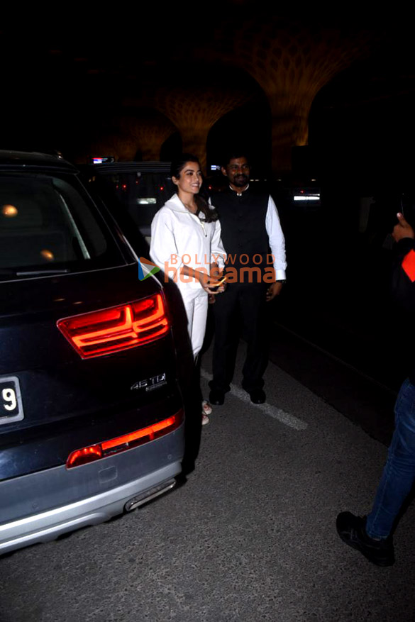 photos hema malini rashmika mandanna and others snapped at the airport 2