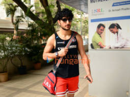 Photos: Ibrahim Ali Khan and Siddhant Chaturvedi snapped at their gym in Juhu
