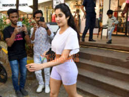 Photos: Janhvi Kapoor spotted outside the gym