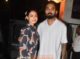 Photos: K L Rahul and Athiya Shetty snapped outside at Izumi in Bandra