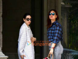 Photos: Kareena Kapoor Khan and Karisma Kapoor snapped at Mount Mary in Bandra