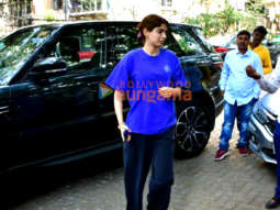 Photos: Khushi Kapoor spotted outside the gym in Bandra