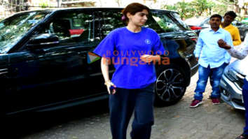 Photos: Khushi Kapoor spotted outside the gym in Bandra