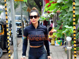 Photos: Malaika Arora snapped outside Diva Yoga in Bandra