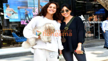 Photos: Neha Sharma and Aisha Sharma snapped in Khar