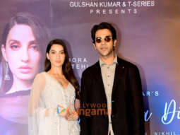 Photos: Nora Fatehi and Rajkummar Rao snapped at ‘Achha Sila Diya’ song launch