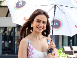 Photos: Rakul Preet Singh snapped during Chhatriwali promotions