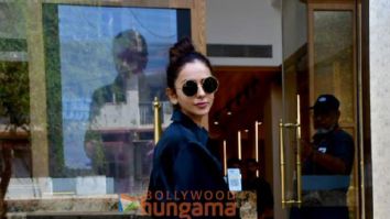 Photos: Rakul Preet Singh spotted outside a salon in Bandra